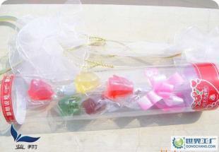糖情說愛 桶裝 LED閃光 玫瑰糖果(5支裝)_食品、飲料_世界工廠網中國產品信息庫