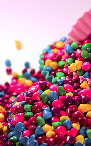 彩色糖果手機唯美壁紙