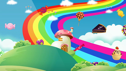 夢幻卡通糖果世界