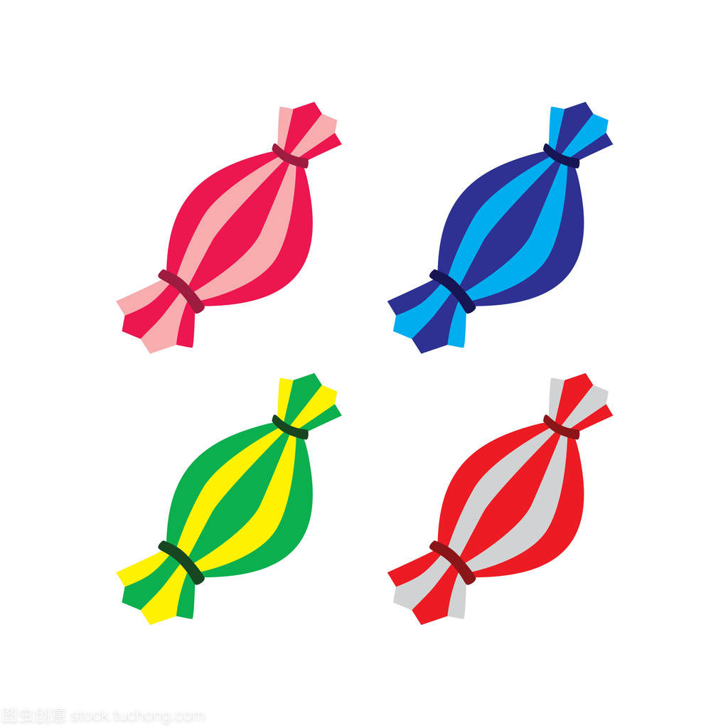 條紋的糖果圖標(biāo)集