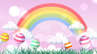 卡通糖果廣告背景圖片免費(fèi)下載